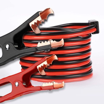 Jumper Cables, 16 Feet, 4 Gauge, Heavy Duty Booster Jump Start Cable, Carrying Bag Included - ETL Listed